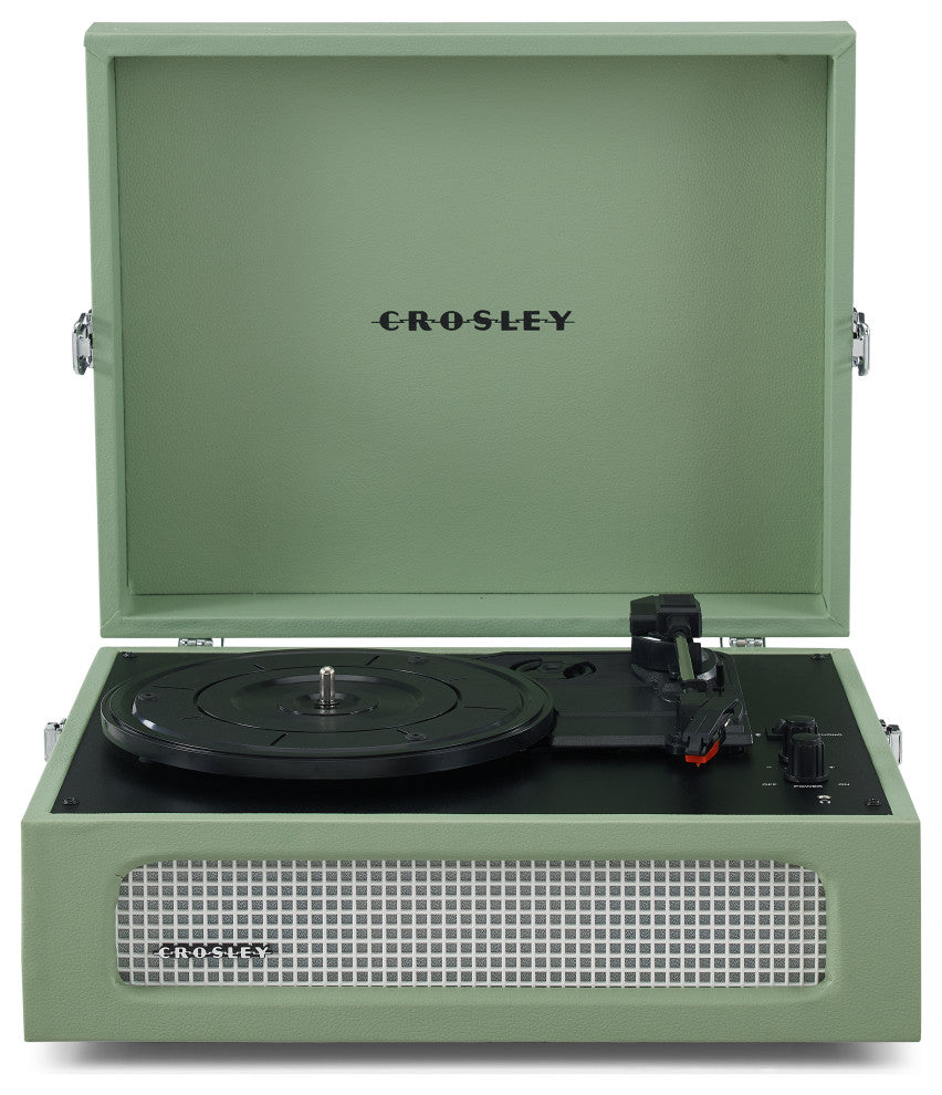 Voyager Bluetooth Vinyl Record Player, Sage