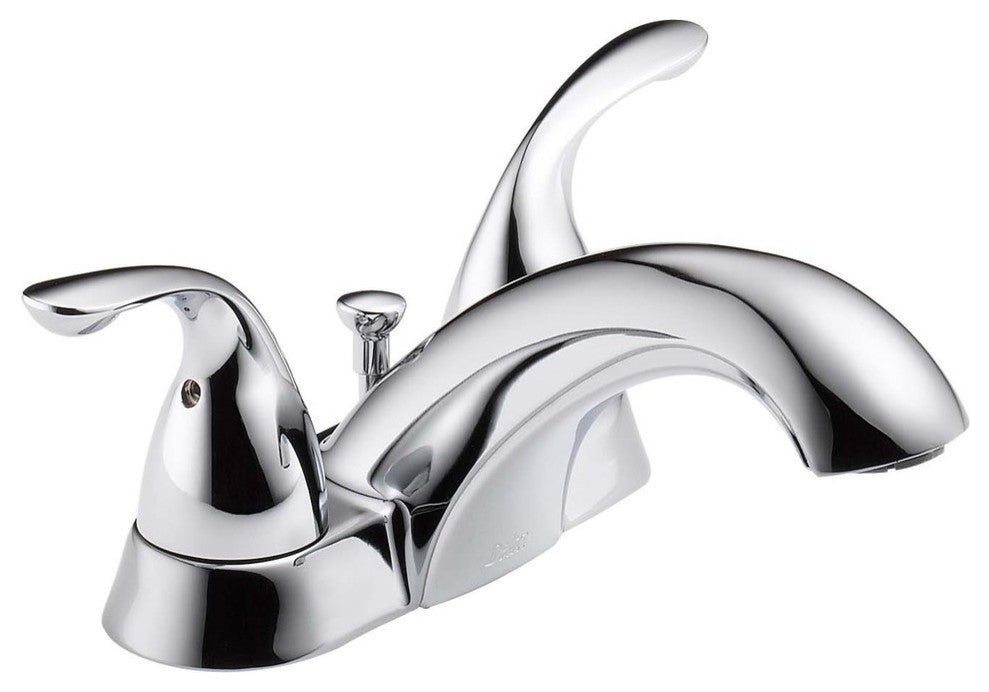 Delta Classic Two Handle Centerset Bathroom Faucet, Chrome, 2523LF-MPU