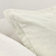 Amy 100% Linen 22" Square Throw Pillow by Kosas Home , Ivory