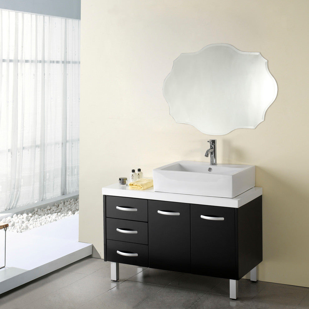 Caverly Large Frameless Wall Mirror 24"x32"