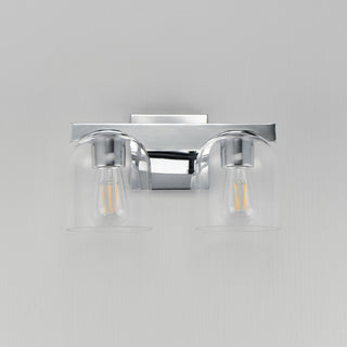 Maxim 21232CL Scoop 2 Light 14"W Vanity Light - Polished Chrome