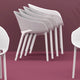 Sky Pro Stacking Dining Chair White Set of 2