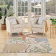 Nourison Aloha 6' x 9' Ivory Multicolor Outdoor Area Rug