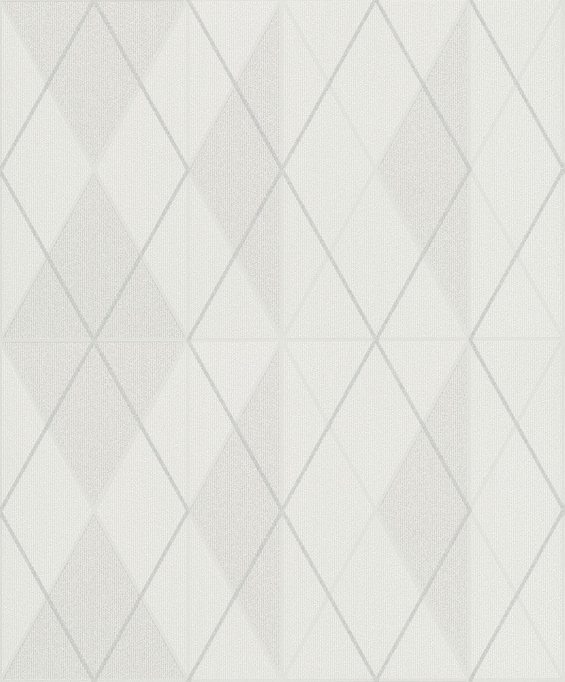 Geometric Textured Wallpaper Featuring Diamond Shapes With Lines, 81899