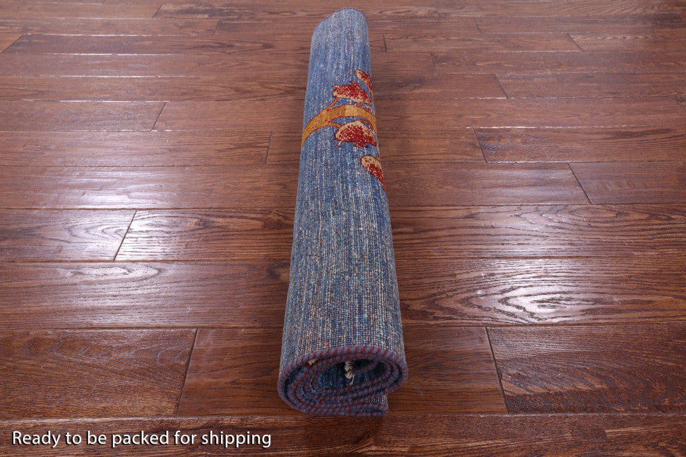 Pomegranate Tree Persian Gabbeh Handmade Rug 3' 3" X 4' 10" Q11062