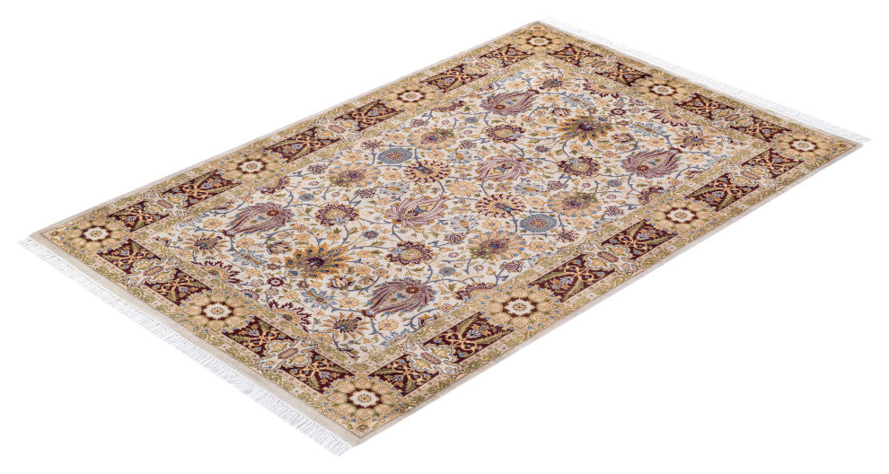 MOGUL, Hand Knotted Area Rug 6' 4" X 4' 1"