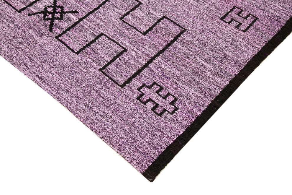 Rug N Carpet - Hand-knotted Turkish 6' 3'' x 8' 11'' Unique Wool Kilim Rug