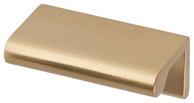 Sumner Street Home Hardware Stella Pull, Polished Nickel, Satin Brass, Small