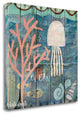 "Ocean Jellyfish" By Katie Doucette, Giclee Print on Gallery Wrap Canvas