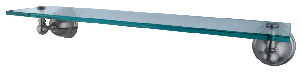 Kingston Brass Satin Nickel Restoration Glass Shelf BA3969SN