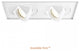 Tesla LED Multiple Two-Light Spot 4000K Invisible Trim With-Light Engine