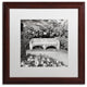 Alan Blaustein ''Campagnia I'' Art, Wood Frame, White Mat, 16x16