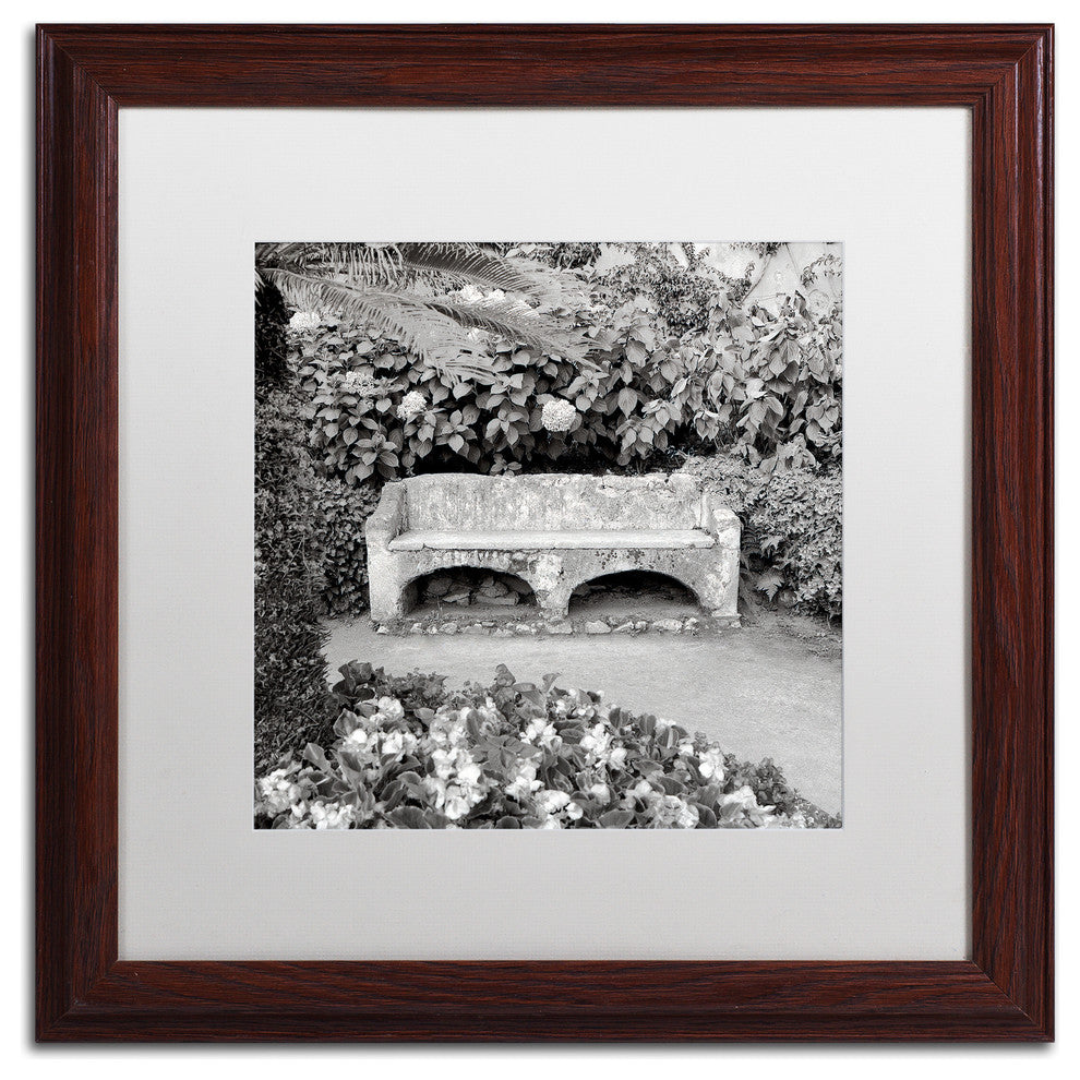 Alan Blaustein ''Campagnia I'' Art, Wood Frame, White Mat, 16x16