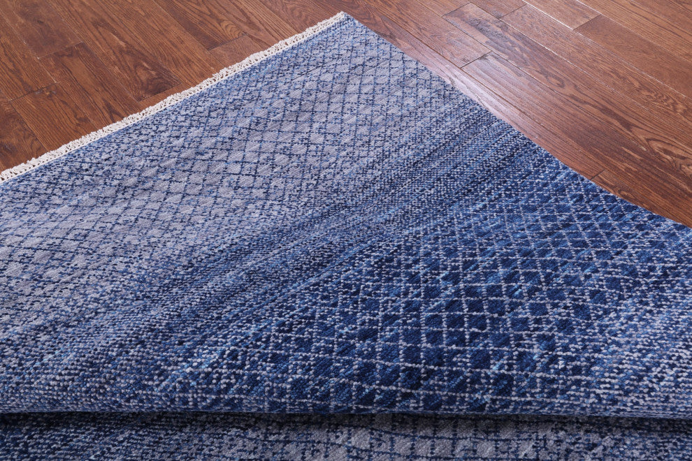 7' 11" X 10' 1" Handmade Savannah Grass Wool Rug - Q13249