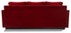 Nativa Interiors Adalyn 84" Sofa, Red, Classic Depth