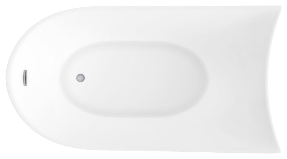 Floris 67" Freestanding Bathtub with no faucet