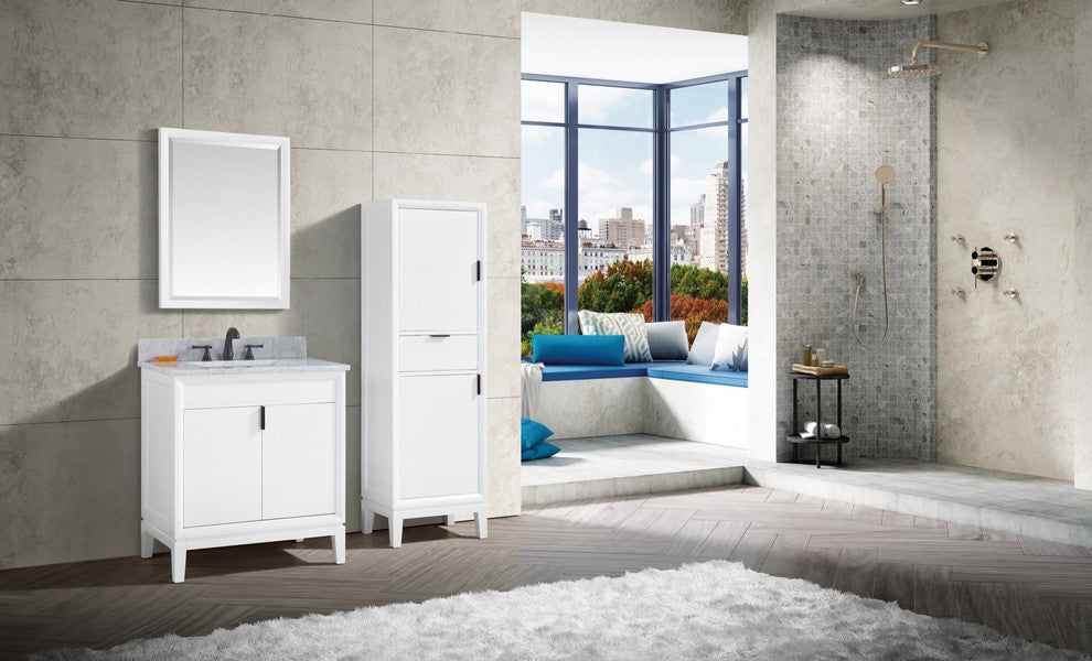 Avanity Emma 30" Vanity Only, Dove Gray, White