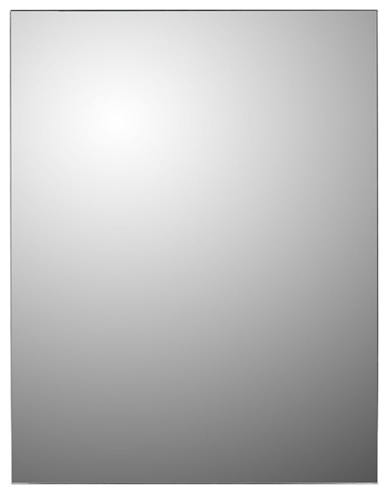 Deluxe Series Medicine Cabinet, 20"x26", Polished Edge, Surface Mount