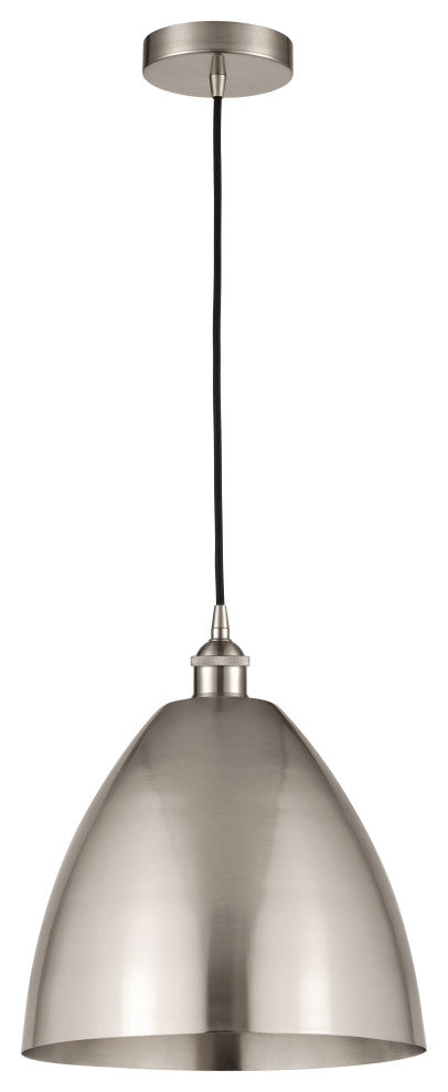 Innovations 616-1P-SN-MBD-12-SN 1-Light Mini Pendant, Brushed Satin Nickel