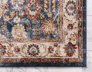 Unique Loom Light Blue Antheia Utopia 2' 0 x 6' 0 Runner Rug