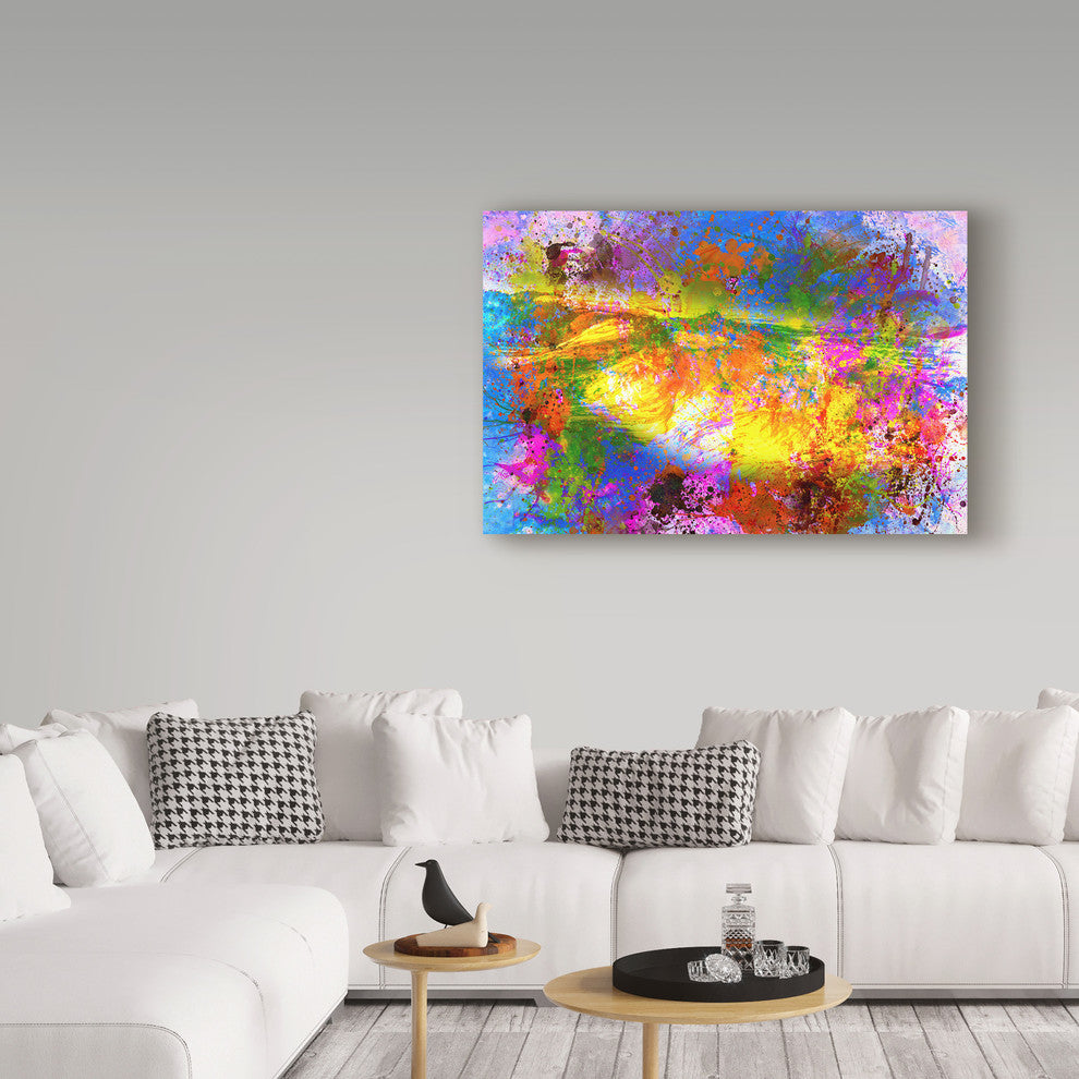 "Sea of Colors" by Ata Alishahi, Canvas Art, 30"x47"