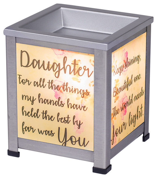 Daughter Keep Shining Your Light Glass Warmer