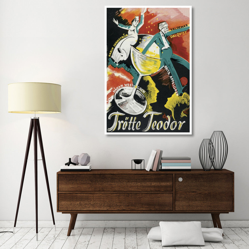 "Vintage Film Posters: Theodore Trot "Trotte Teodor" Print, 42"x62"