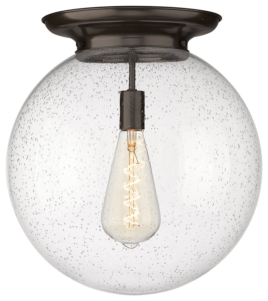 Innovations Beacon 1 16" Flush Mount Oil Rubbed Bronze
