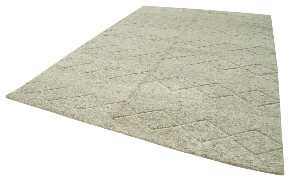 Rug N Carpet - Handmade Unique 9' 8'' x 14' 2'' Moroccan Area Rug