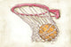 Marmont Hill, "Basketball Swish" by Reesa Qualia Print on Wrapped Canvas, 18x12