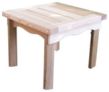 T&L End Table, Unstained