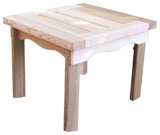 T&L End Table, Unstained