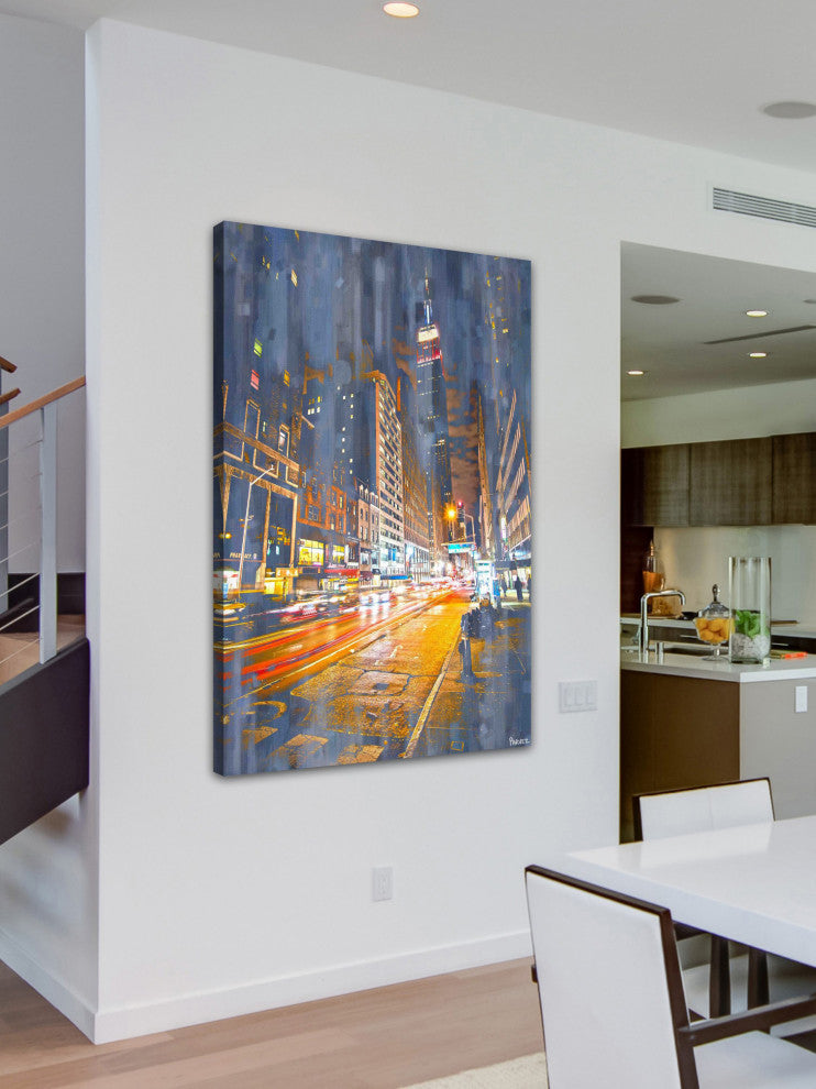 "City Lights" Print on Canvas, 30"x45"