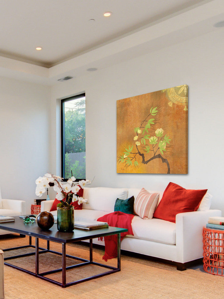 "Zen Chakra II" Painting Print on Canvas by Evelia