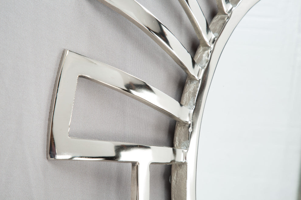 Calmar Round Mirror Aluminum