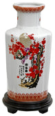 12" Cherry Blossom Porcelain Vase
