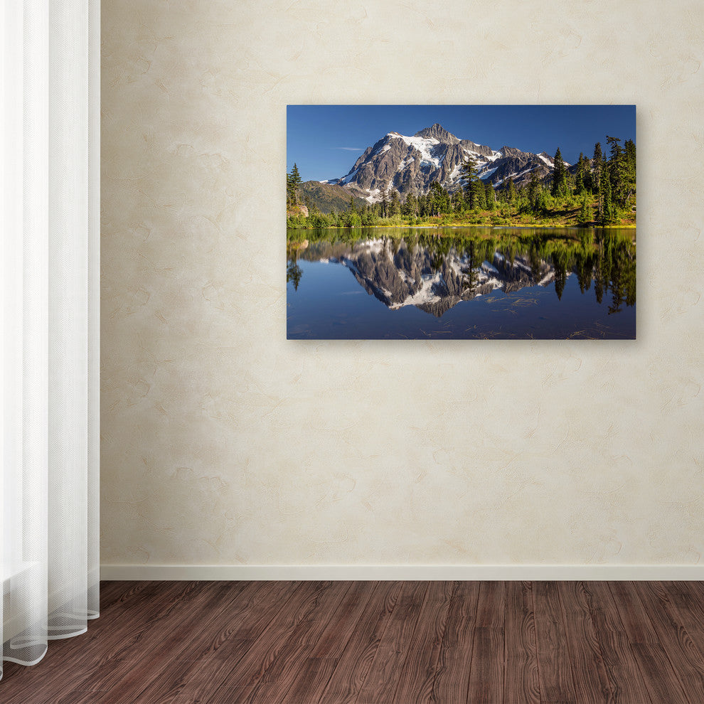 Pierre Leclerc ''Picture Lake'' Canvas Art, 47x30