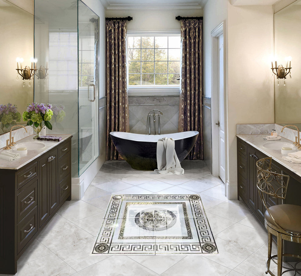 48"x48" Center Piece Porcelain Medallion