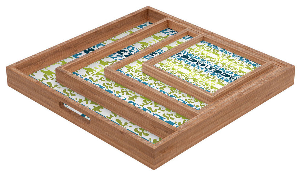 Deny Designs Karen Harris Jackson Street Cool Square Tray