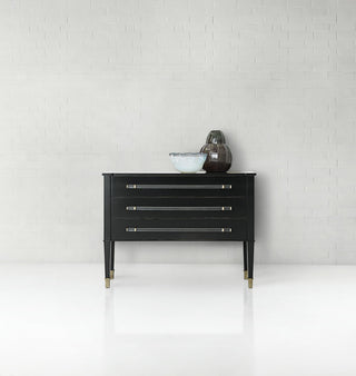 Lifestyle shot with the chest in a real environment; entire product visible.