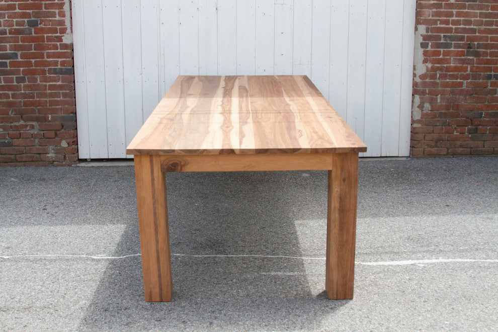 Large Reclaimed Teak Parson Dining Table