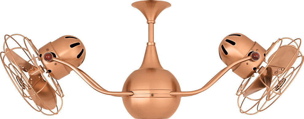 Vent Bettina Rotational Ceiling Fan, Brushed Copper