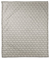 Scallop Gray 50x60 Throw Blanket