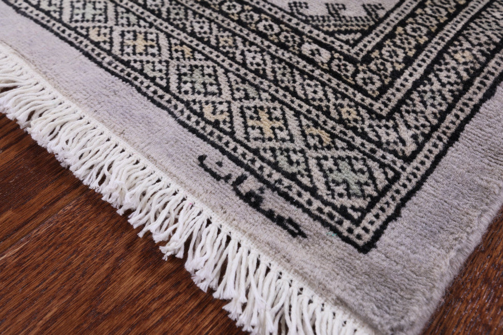 Handmade Signed Silky Bokhara Wool Rug 2' 0" X 3' 0" - Q13868