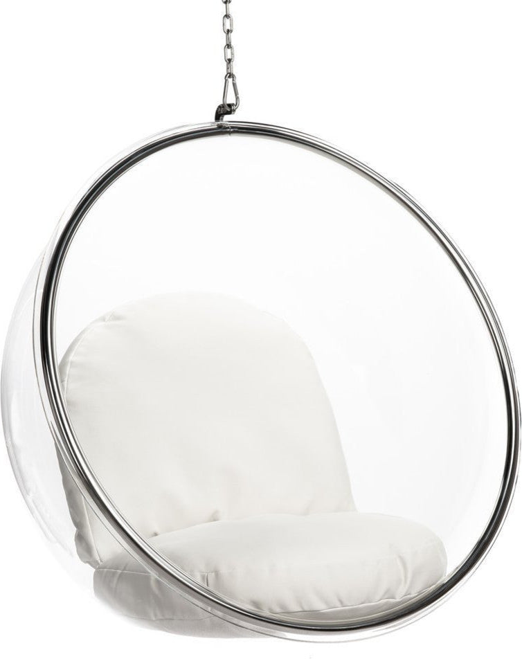 Aron Living Bubble Chair, White