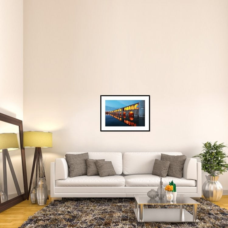 "33 Pol" Framed Digital Print by Mohammadreza Momeni, 38"x28"