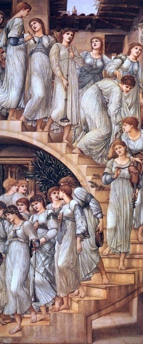 Sir Edward Burne-Jones The Golden Stairs Wall Decal
