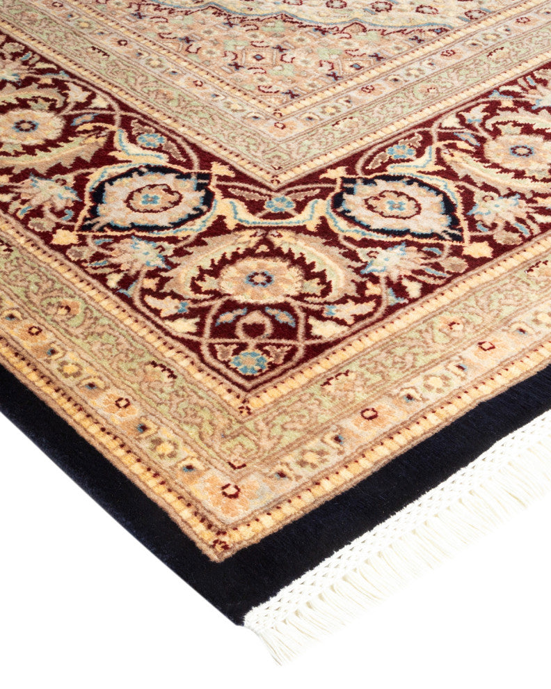 Letpadan One-of-a-Kind Hand-Knotted Area Rug Blue, 9'1"x12'5"
