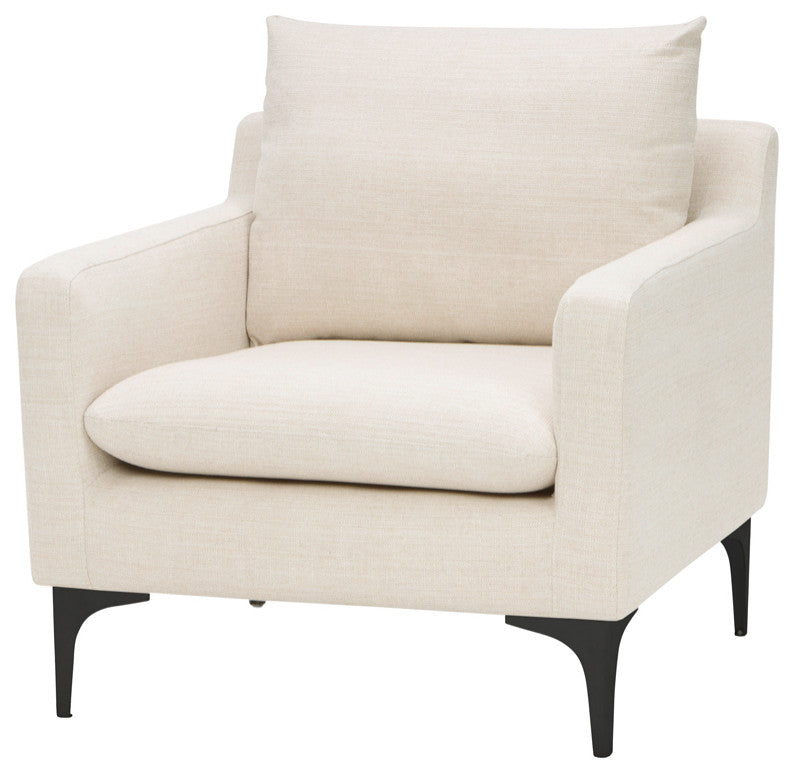 Anders Sand Fabric Single Seat Sofa, HGSC502