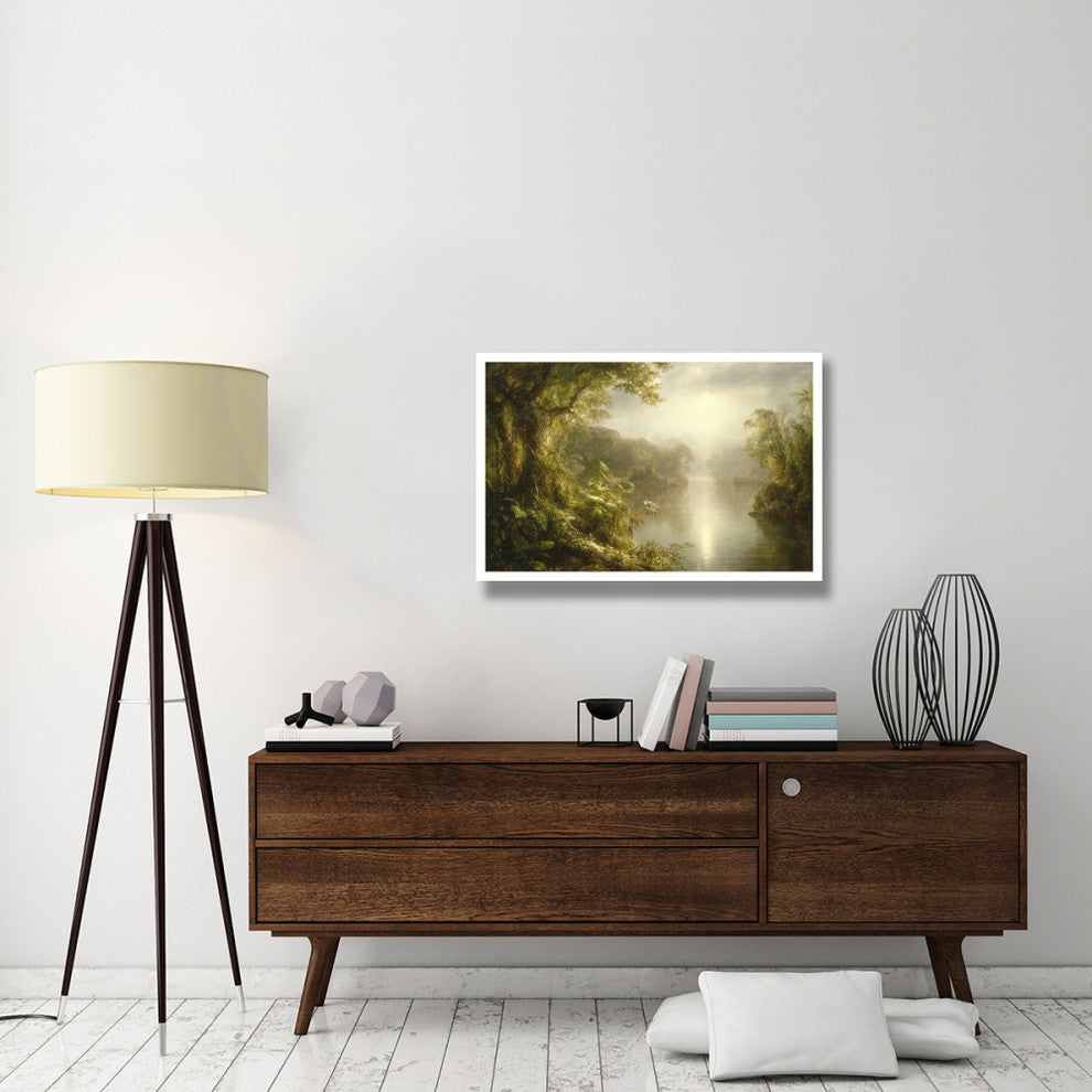 "El Rio de Luz (The River of Light), 1877" Paper Art, 38"x26"